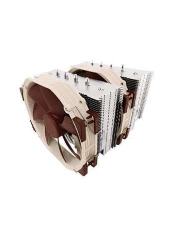 Premium CPU Cooling Fan With Heatsink Beige/Brown/Silver