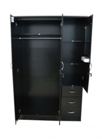3-Door Cabinet Wenge 135x190x50centimeter