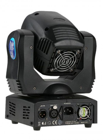 Sound Control Auto Rotating LED Light Black