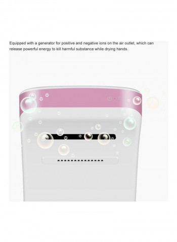 Air Purifier With Hand Dryer 850W H32013EU-P Pink/White