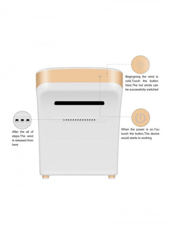 Electric Automatic Hand Dryer Machine 850W H32012US-Y Yellow