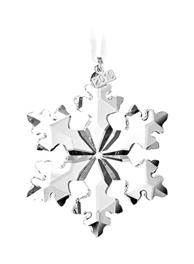 Annual Edition 2016 Christmas Ornament Silver 3.6x2.5x0.25inch