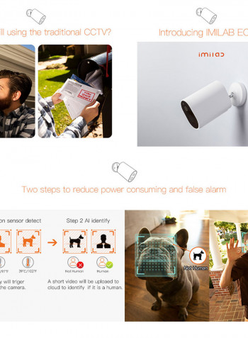 CMSXJ11A EC2 Smart AI Humanoid Detection APP Control IP Camera with Gateway