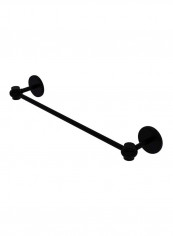 Satellite Orbit One Collection Twist Accents Towel Bar Black 30inch