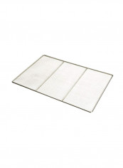 Woven Stainless Steel Fryer Grate Silver 17x25x0.5inch