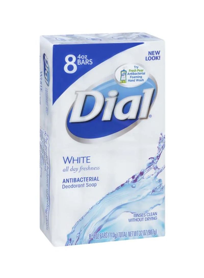Pack Of 9 Antibacterial Deodorant Soaps Set White 4ounce
