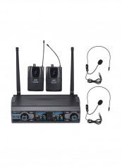 Professional Dual Channel UHF Digital Wireless Headset Microphone I3087 Black reviews Professional Dual Channel UHF Digital Wireless Headset Microphone I3087 Black