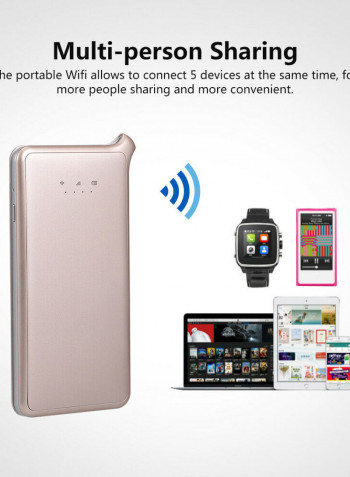 U2S 4G LTE Wireless Global Portable Wi-Fi Hotspot with Sim Card Grey