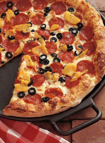 Cast Iron Pizza Pan Black 14inch
