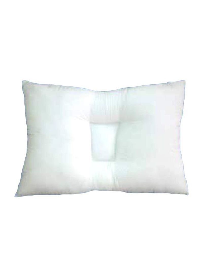 Linear Gravity Neck Pillow Polyester White Large