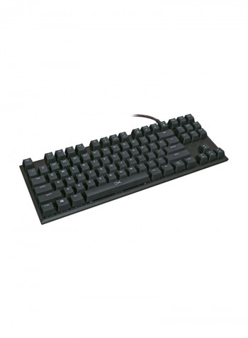 Portable Wired Mechanical Gaming Keyboard Black