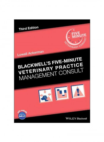 Blackwell's Five-Minute Veterinary Practice Management Consult Hardcover 3