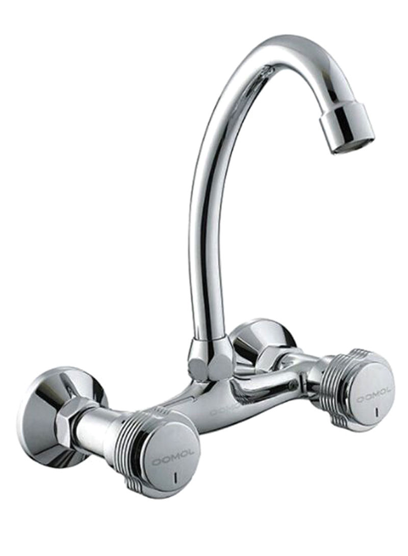 Kitchen Wall Faucet Silver 15centimeter