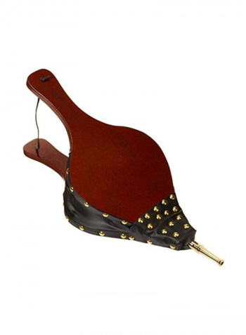 Wooden Fireplace Bellows Brown/Black/Gold