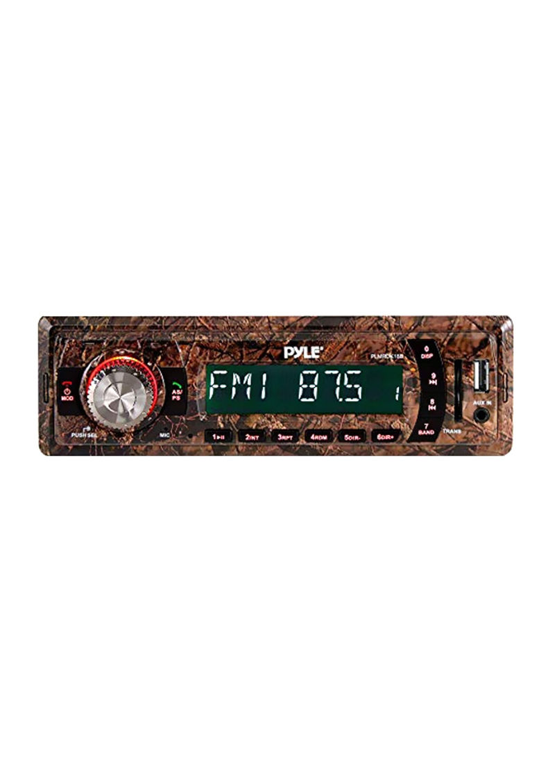 Camo Stereo Radio Head Unit Receiver PLMRDK18B Brown/Black