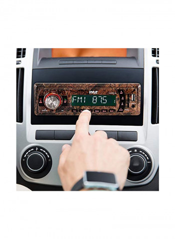 Camo Stereo Radio Head Unit Receiver PLMRDK18B Brown/Black