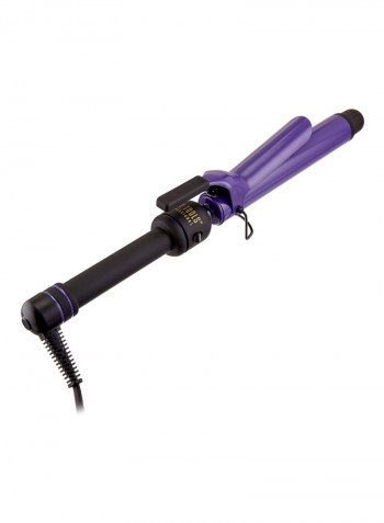 Tourmaline Extra-Long Barrel Curling Iron Purple/Black