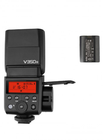 V350S Wireless Speedlite Flash Light Black