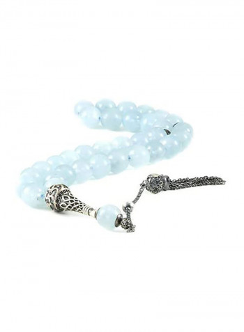 Islamic Prayer Beads Sebha Natural Aquamarine
