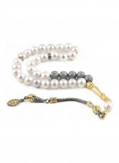Pearl Prayer Beads with Sterling Silver Components
