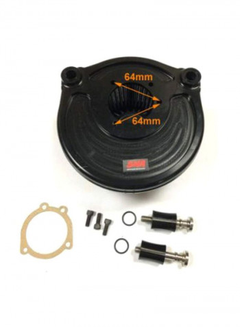 Deep Cut Inverted Air Cleaner Filter Kit For Touring Softail Dyna Harley Motorcycle