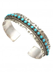 Zuni  Sterling Silver Bracelet