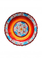 Arabic Handmade Wall Hanging Plate Multicolour 40centimeter