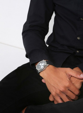 Men's Stainless Steel Analog Watch 93224M-9