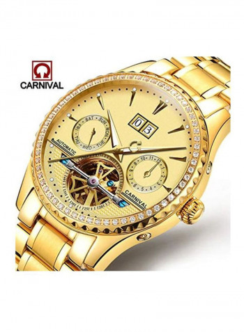 Men's Water Resistant Tourbillon Analog Watch CA8730A