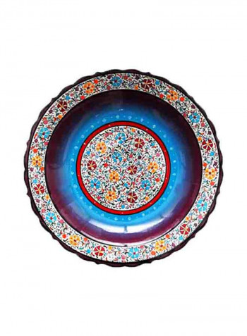 Arabic Handmade Wall Hanging Plate Multicolour 40centimeter