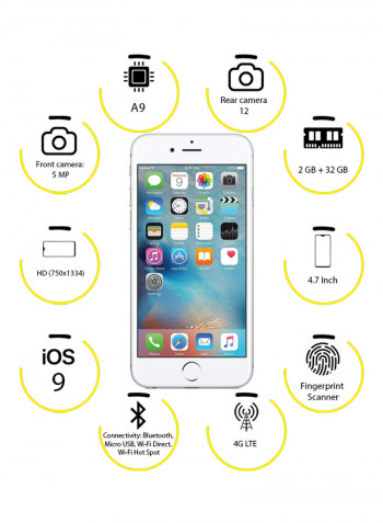 iPhone 6S Without Facetime Silver 32GB 4G LTE