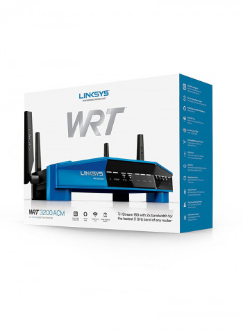 WRT3200 AC3200 MU-MIMO Dual-Band Gigabit Router Blue