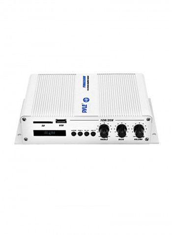 2-Channel Home Marine Amplifier PFMRA350BW White/Black