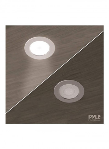 2-Way Aluminium Frame Speaker System B01JH3PNOI White