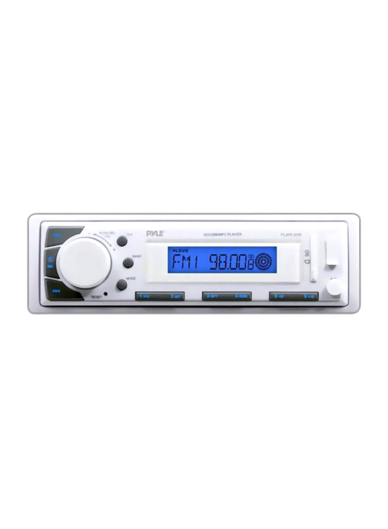Marine Stereo Radio PLMR20W White/Grey
