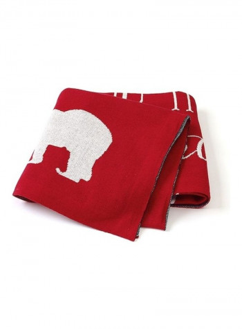 Baby's Crawling Mat Milestone Knit Number Animal Photo Blanket