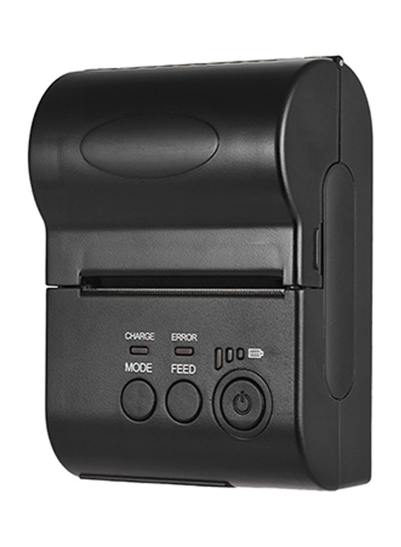 Mini Bluetooth Thermal Printer 10.4 x 7.5 x 4.5centimeter Black