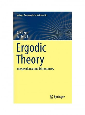 Ergodic Theory Hardcover English by David Kerr reviews Ergodic Theory Hardcover English by David Kerr