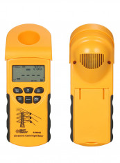 Handheld LCD Digital Voltage Diode Temperature Resistance  Current Meter Yellow 0.887kg