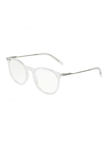 Men's Round Eyeglasses Frame - Lens Size: 51 mm