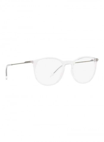 Men's Round Eyeglasses Frame - Lens Size: 51 mm