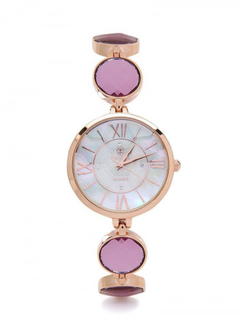 Women's 22K Gold Plated Analog Watch P-21876
