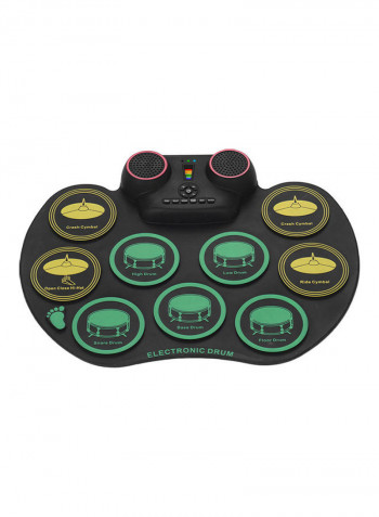 Electronic Drum Set With 10 Drum Pads