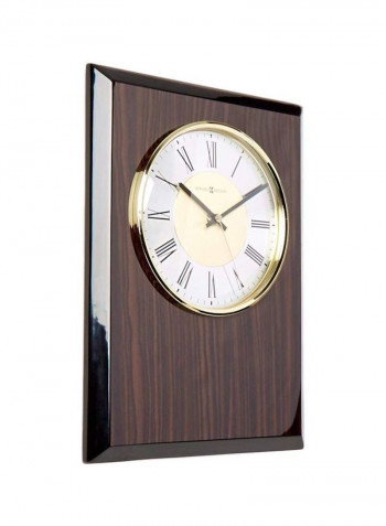 Honor Time Tempo Clock Brown/White 13.5x10x2inch