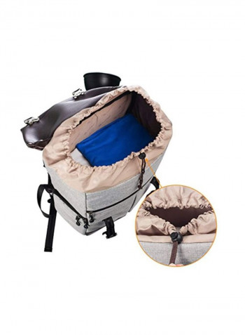 Backpack For Camera And Accessories With Tripod Holder Brown/Grey