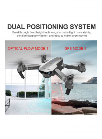 SG907 5G WIFI 1080P Drone with Dual Camera GPS Optical Flow Positioning MV Interface Follow Me Gesture Photos Video RC Quadcopter w/ 2 Battery 21*14*21cm