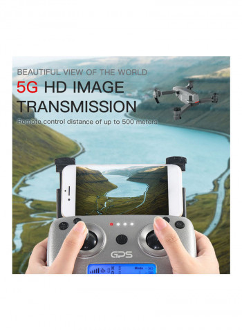 SG907 5G WIFI 1080P Drone with Dual Camera GPS Optical Flow Positioning MV Interface Follow Me Gesture Photos Video RC Quadcopter w/ 2 Battery 21*14*21cm