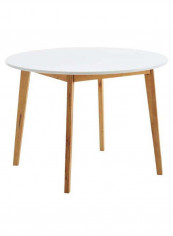 Jegind D105 Dining Table White/Beige 105 x 75centimeter