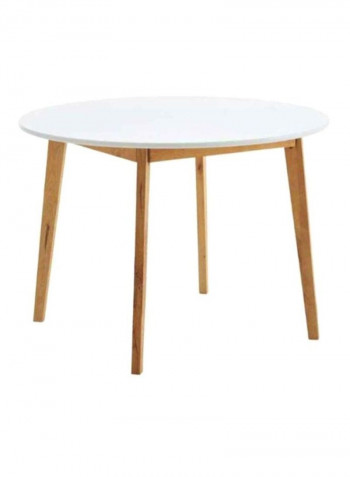 Jegind D105 Dining Table White/Beige 105 x 75centimeter