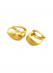 18k Gold Plain Drop Heart Earring Set reviews 18k Gold Plain Drop Heart Earring Set